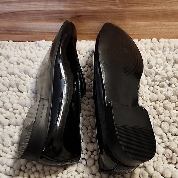BP BLACK PATENT FAUX LEATHER LOAFERS MENS SIZE 7.5 NWOB - Picture 15 of 16